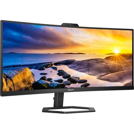 Philips 34E1C5600HE 34" VA UltraWide Monitor - 3440x1440, HDMI, DisplayPort, USB-C, 100Hz - Exceptional Clarity & Immersive Expe